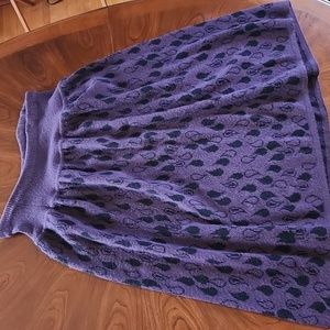 Sweater skirt purple